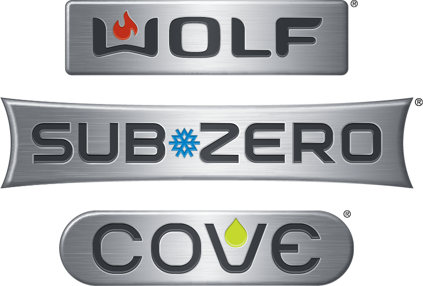 Sub-Zero, Wolf, and Cove logos